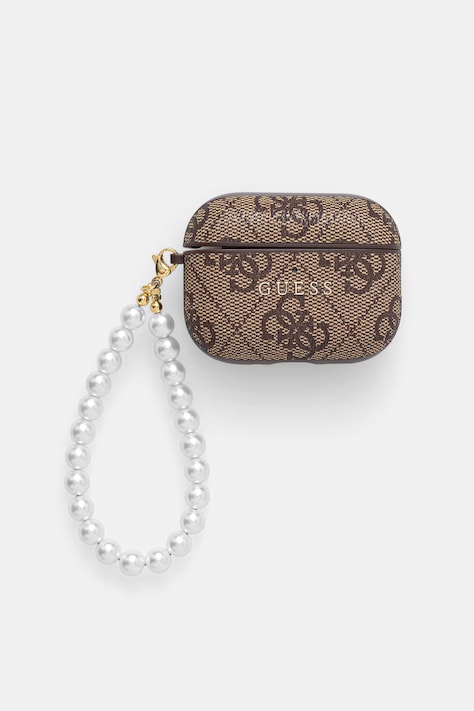 Guess etui na słuchawki AirPods Pro 3 brązowe GUAP3P4E4PSW