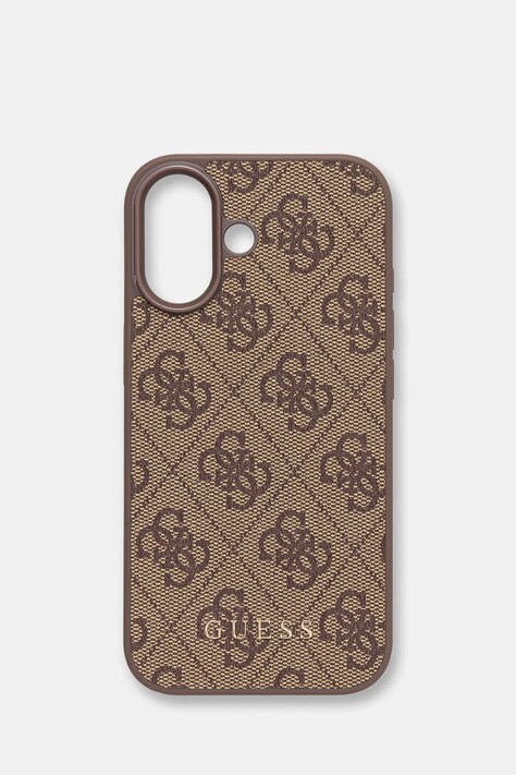 Guess etui na telefon iPhone 17 brązowe GUHCP17SG4GFBR