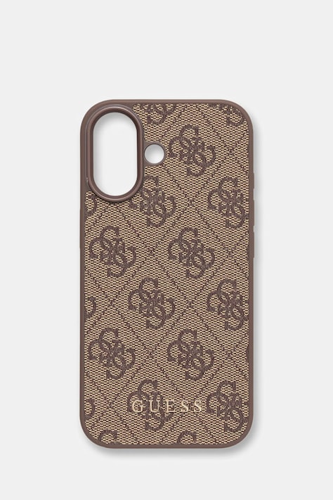 Guess etui na telefon iPhone 17 brązowe GUHCP17SG4GFBR