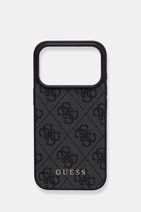 Guess etui na telefon iPhone 17 Pro szare GUHCP17LG4GFGR
