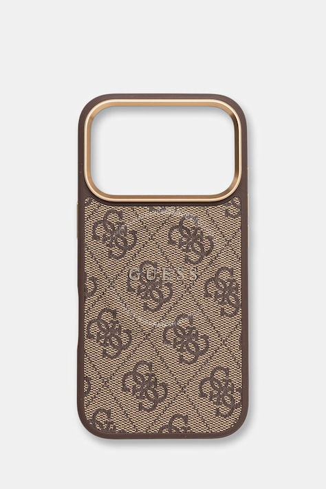 Guess etui na telefon iPhone 17 Pro brązowe GUHMP17LP4MSEGCW