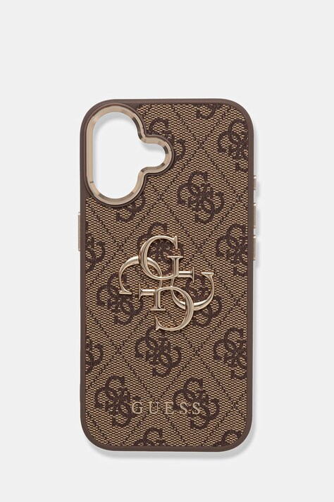 Guess etui na telefon iPhone 17 brązowe GUHCP17S4GMGCBR