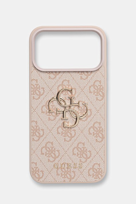 Guess etui na telefon iPhone 17 Pro Max różowe GUHCP17X4GMGPI