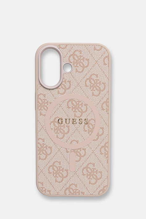 Guess etui na telefon iPhone 17 różowe GUHMP17SG4GFRP