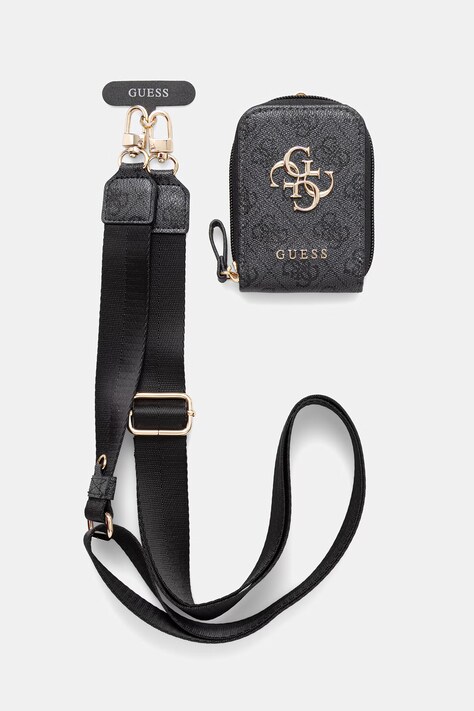 Guess pasek do telefonu czarny GUUCNKP4DGMK