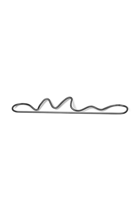 ferm LIVING suport prosop Curvature culoarea negru