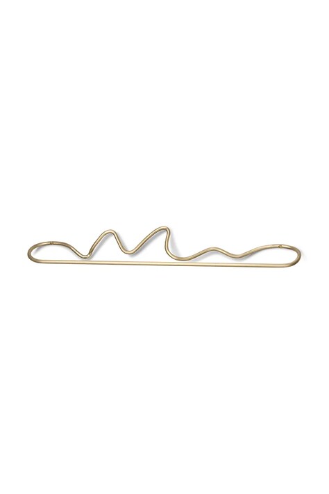 ferm LIVING suport prosop Curvature culoarea galben