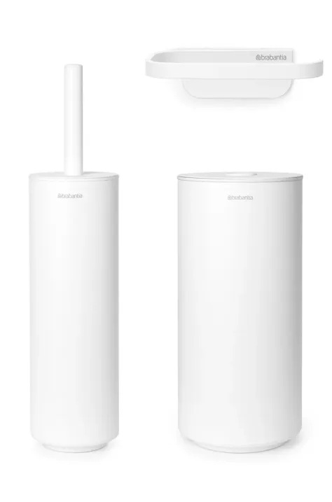 Brabantia zestaw akcesoriów łazienkowych kolor biały