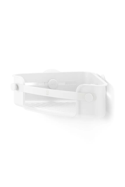 Umbra raft de duș Flex culoarea alb