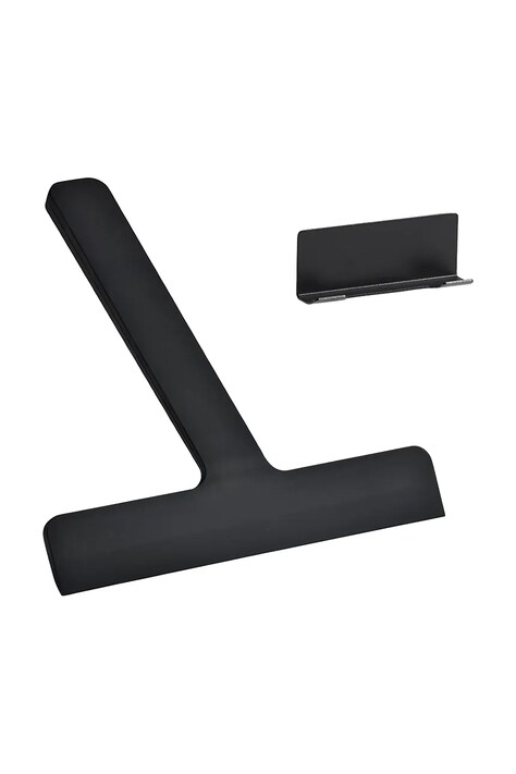 Zone Denmark ściągaczka prysznicowa z haczykiem Ume 24 x 22 cm kolor czarny