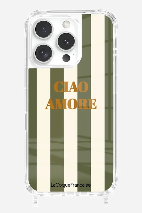 Puzdro na mobil LaCoqueFrançaise iPhone 16 Pro Max zelená farba