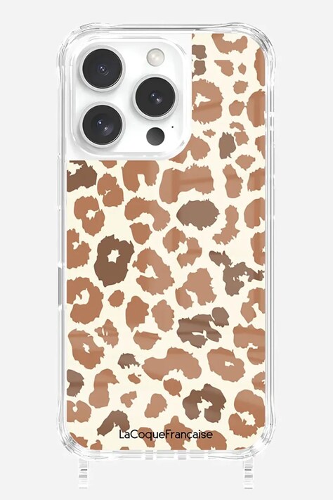 LaCoqueFrançaise etui na telefon iPhone 16 Pro Max kolor brązowy