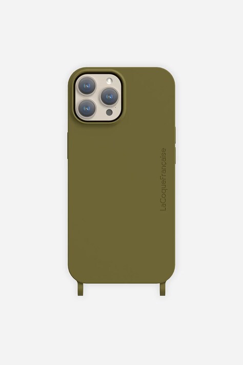 Puzdro na mobil LaCoqueFrançaise iPhone 16 Pro zelená farba
