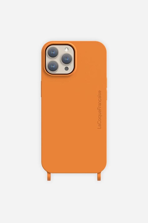 Кейс за телефон LaCoqueFrançaise iPhone 16 Pro в оранжево