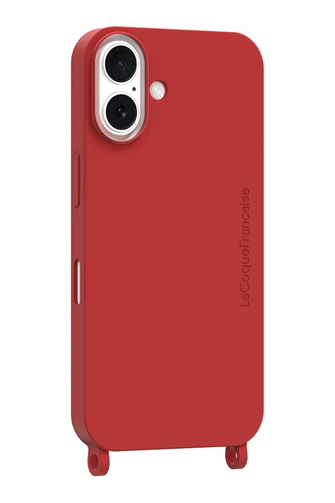 LaCoqueFrançaise husă pentru telefon IPHONE 17 culoarea roșu