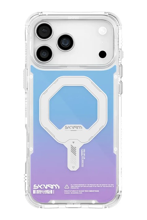 Skinarma etui na telefon z wbudowanym pierścieniem magnetycznym iPhone 17 Pro kolor multicolor SK-2025IPP6.3-MYST-HOL
