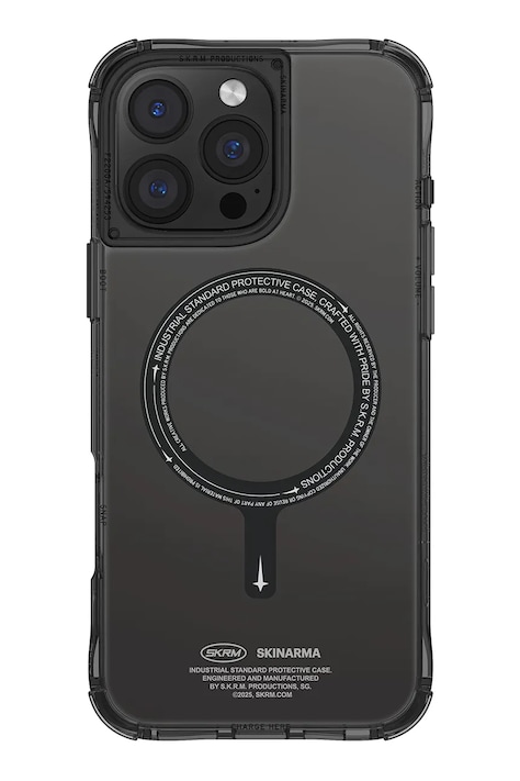 Skinarma etui na telefon z wbudowanym pierścieniem magnetycznym iPhone 16 Pro kolor czarny SK-2024IPP63-SDOMS-BLK