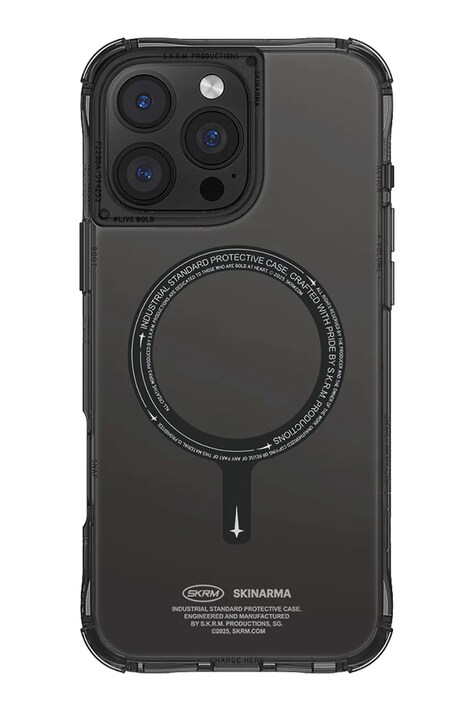 Skinarma etui na telefon z wbudowanym pierścieniem magnetycznym iPhone 16 Pro Max kolor czarny SK-2024IPP69-SDOMS-BLK