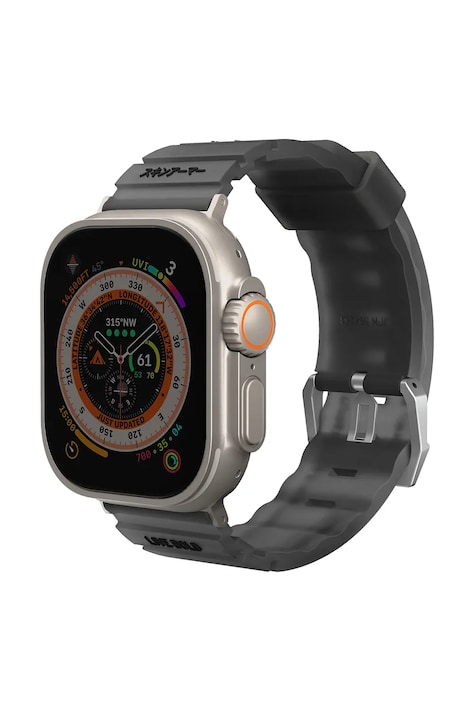 Skinarma pasek do smartwatcha Shokku Apple Watch 49/46/45/44 mm kolor czarny SK-SHOKKU49-SMOKE