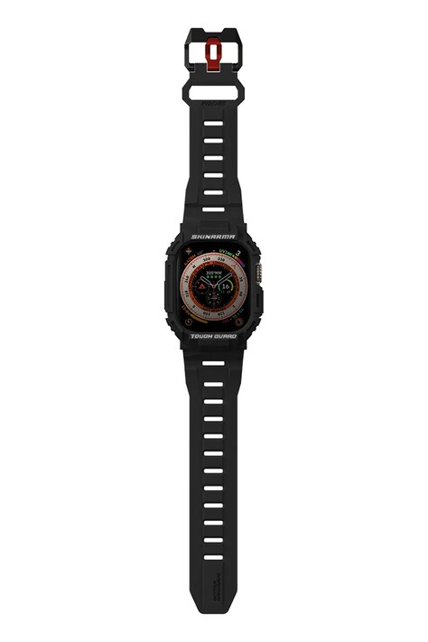 Skinarma obudowa i pasek do apple watch Mecha 2in1 49 mm kolor czarny SK-WS-MECHA-BLK49