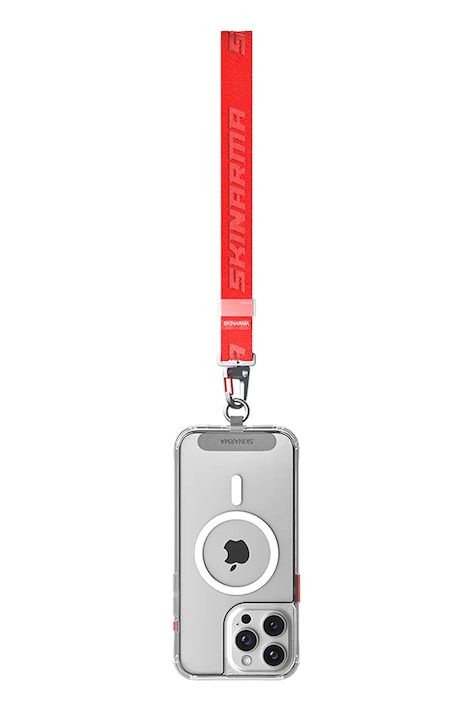 Skinarma regulowany pasek na nadgarstek do etui na telefon Scout iPhone 15 kolor czerwony SK-SCOUT-HS-RED
