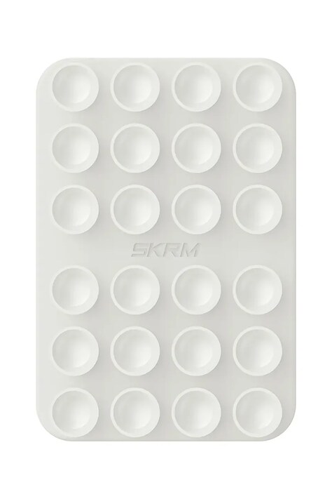 Skinarma uniwersalna przyssawka do telefonu Stax MagSafe kolor biały SK-MSMT-STAX-GLOW