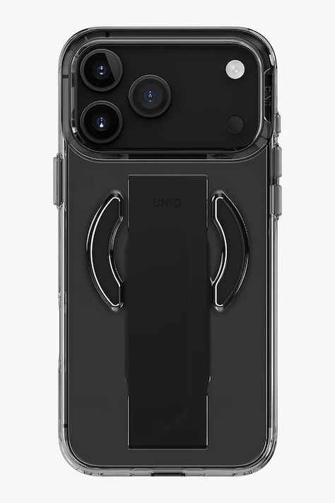 UNIQ etui na telefon z wbudowanym pierścieniem magnetycznym iPhone 17 Pro Max kolor czarny UNIQ-IP6.9P(2025)-HELAMVSMK