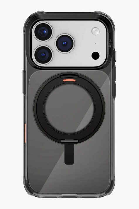 UNIQ etui na telefon z wbudowanym pierścieniem magnetycznym iPhone 17 Pro kolor czarny UNIQ-IP6.3P(2025)-SWVCBLK