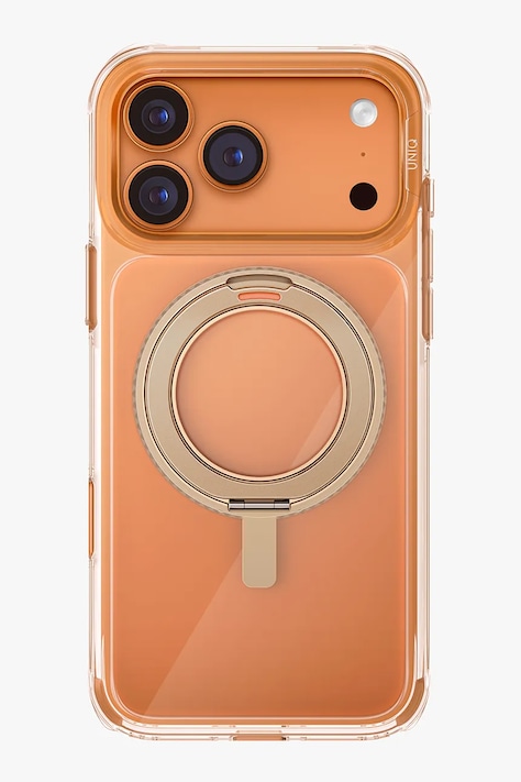 UNIQ etui na telefon z wbudowanym pierścieniem magnetycznym iPhone 17 Pro Max kolor czarny UNIQ-IP6.9P(2025)-SWVTGLD