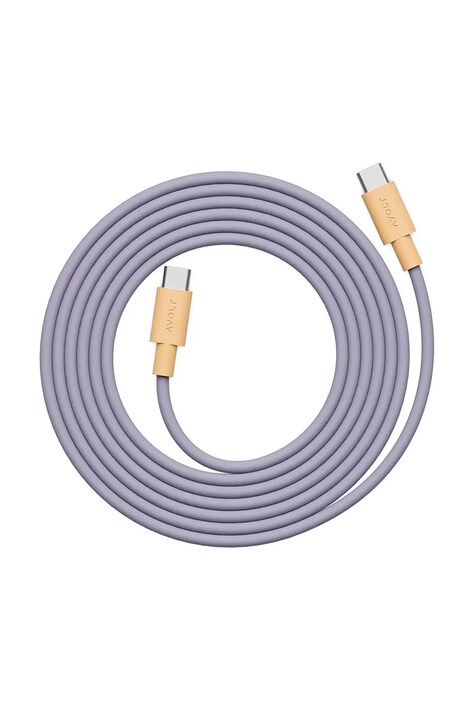 Avolt kabel usb do ładowania Bauhaus-Archiv USB-C to USB-C / 2m kolor fioletowy C1CCI1002IN1