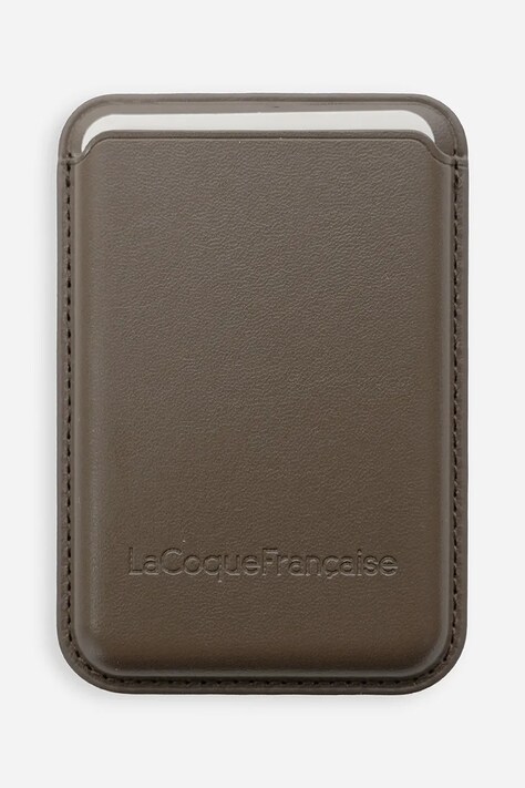 LaCoqueFrançaise etui na karty ze skóry ekologicznej Mag Safe fioletowe LE324750