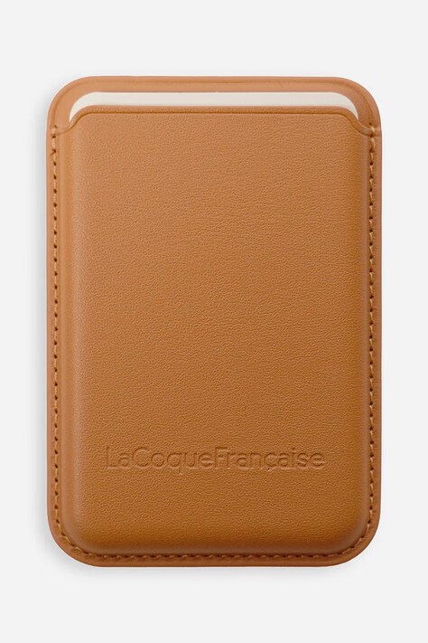 LaCoqueFrançaise etui na karty Mag Safe brązowy LE324751
