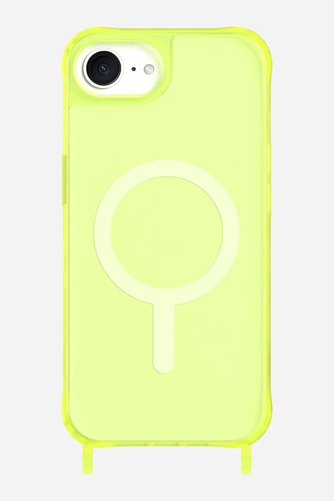 LaCoqueFrançaise etui na telefon iPhone 16 e Mag Safe żółty LE319504