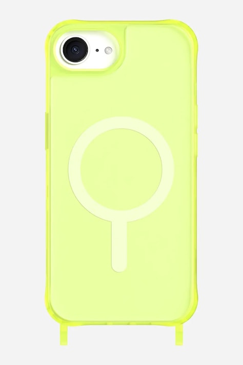 LaCoqueFrançaise etui na telefon iPhone 16 e Mag Safe żółty LE319504