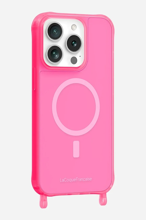 LaCoqueFrançaise carcasă de telefon iPhone 15 Pro roz LE315922