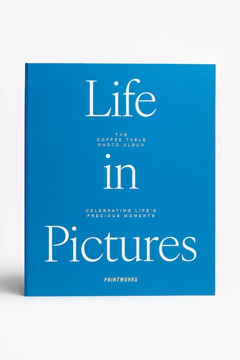 Printworks album na zdjęcia Life in Pictures kolor niebieski