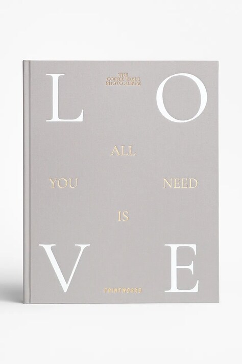 Printworks album na zdjęcia All You Need is Love 33 x 27 cm kolor beżowy PW00769