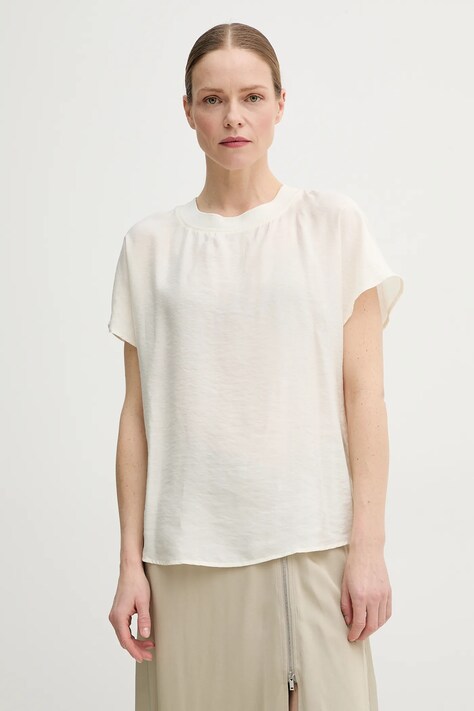 Marc O'Polo bluză femei, culoarea bej, uni, M03111841007