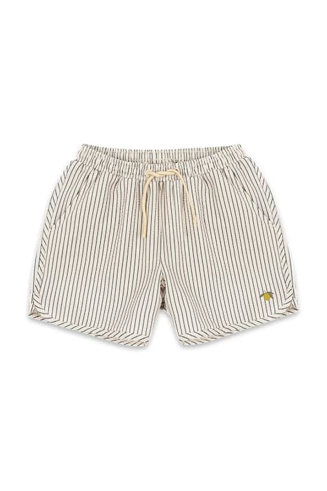 Konges Sløjd spodenki plażowe dziecięce SEER ASNOU SWIMSHORTS GRS zielone KS105652