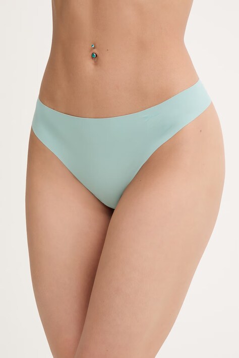 DKNY stringi damskie turkusowe DK5026