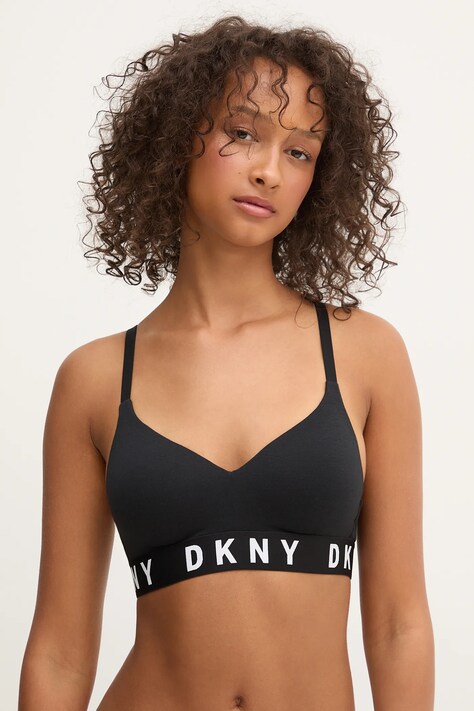 Сутиен Dkny в черно с изчистен дизайн DK4518