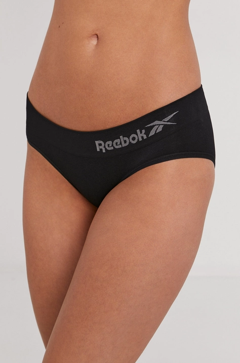 Σλιπ Reebok χρώμα: μαύρο