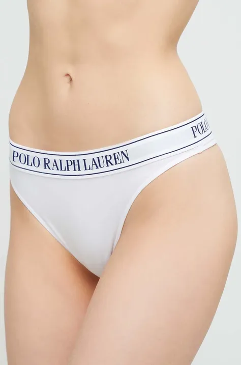 Στρίνγκ Polo Ralph Lauren χρώμα: άσπρο