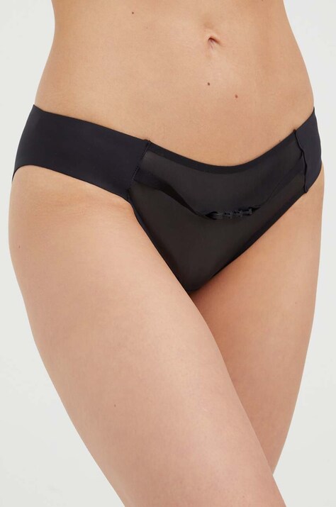 Chantelle chiloti culoarea negru, transparent