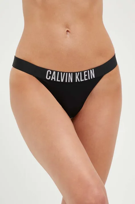 Μαγιό σλιπ μπικίνι Calvin Klein χρώμα: μαύρο