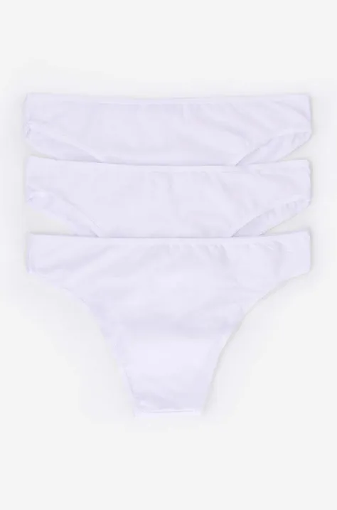 Kalhotky women'secret 3-pack bílá barva