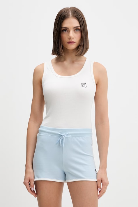 Fila piżama dwuczęściowa damska z bawełną beżowa FPS4163