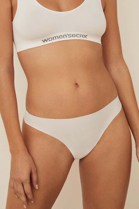 Стринги women'secret 2 шт цвет белый 7683089.99