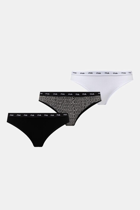 Труси Fila 3-pack колір чорний FU6317/3