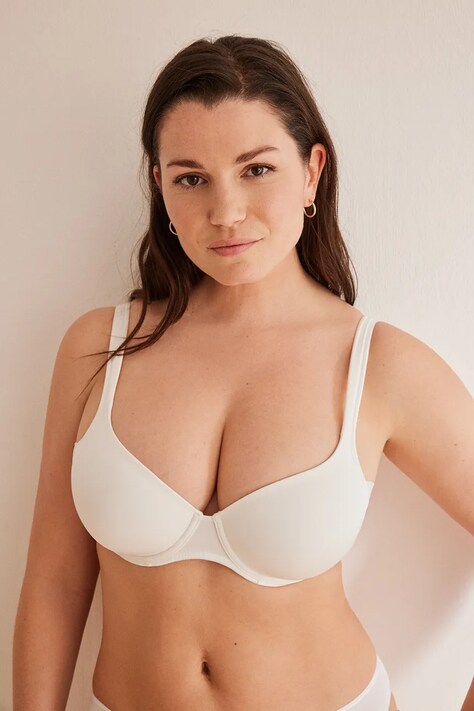 Бюстгальтер women'secret DIVINE колір білий однотонний DIVINE.WHITE
